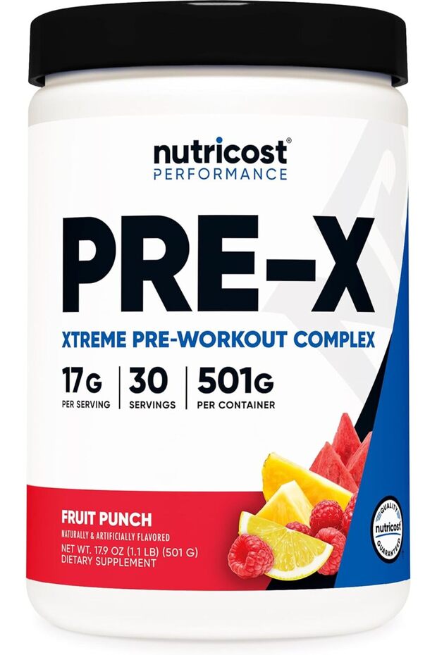 Pre-Workout Complex Powder Fruit Punch (30 Serv)