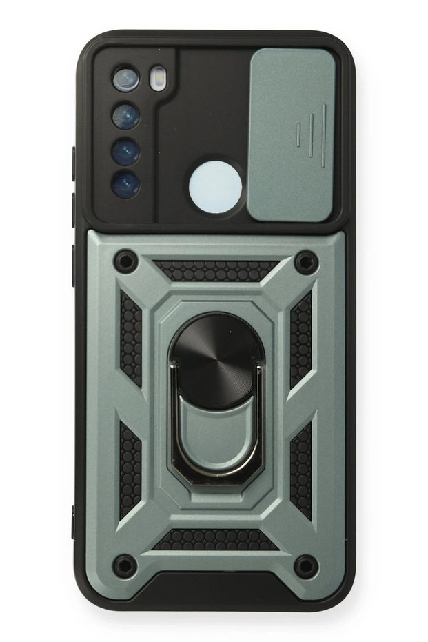 Spt-Gld Redmi Note 8 Case Pars Silicone with Lens Ring (142834) - Green