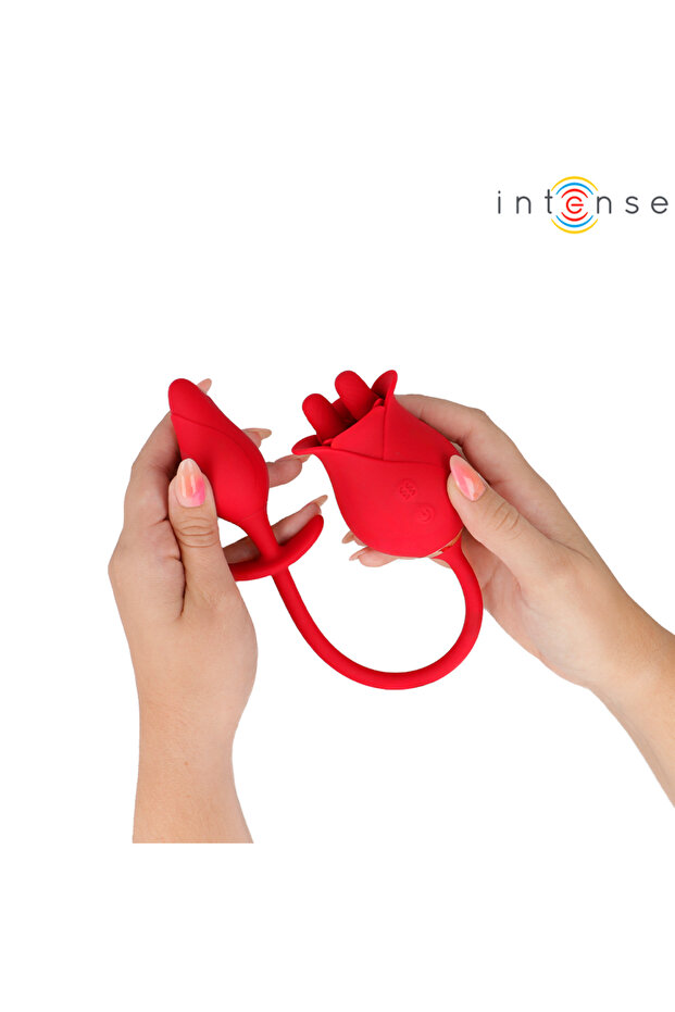 Stimulator Clitoris Dublu cu Limba Zigzag - 2