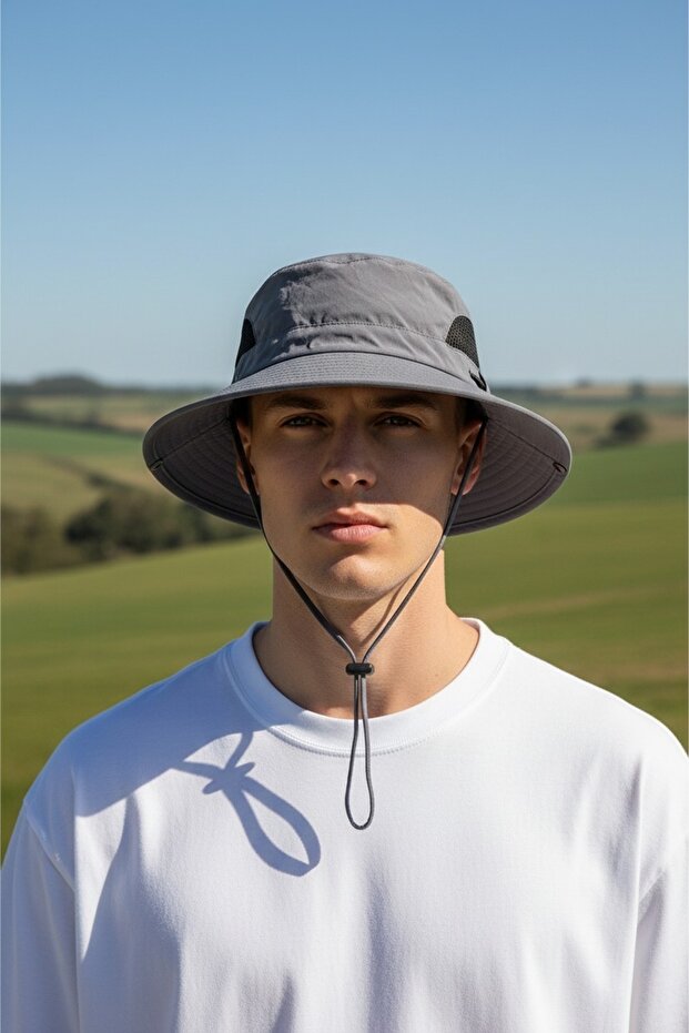 Safari Adjustable Fedora Hat - 1