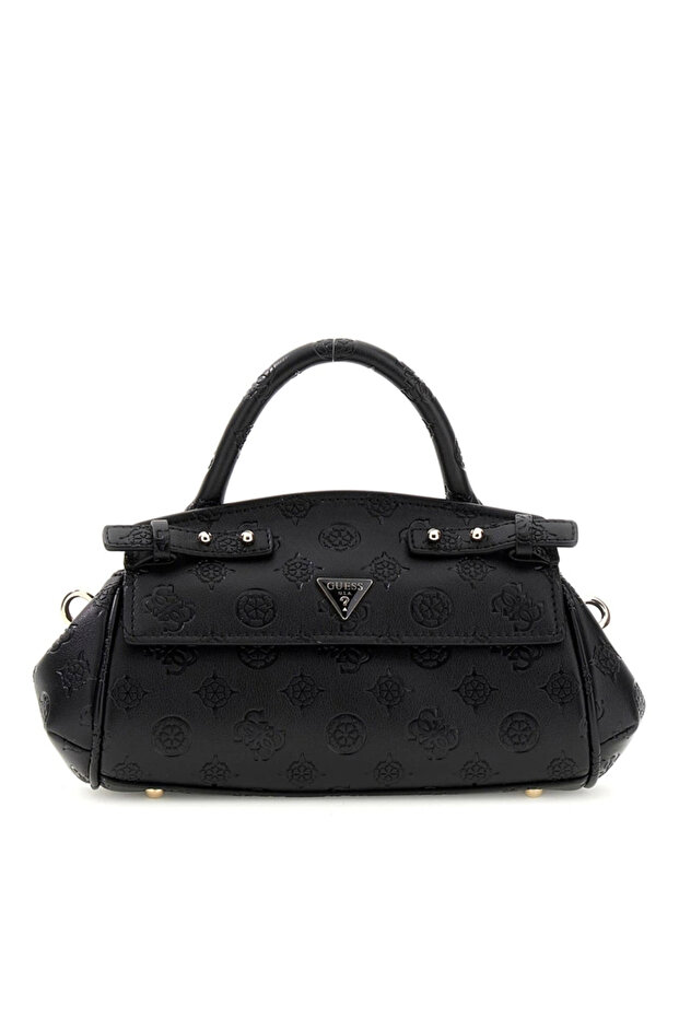 Diana Small Top Handle Covered Women's Black Handbag Hwpd9727760-Blo