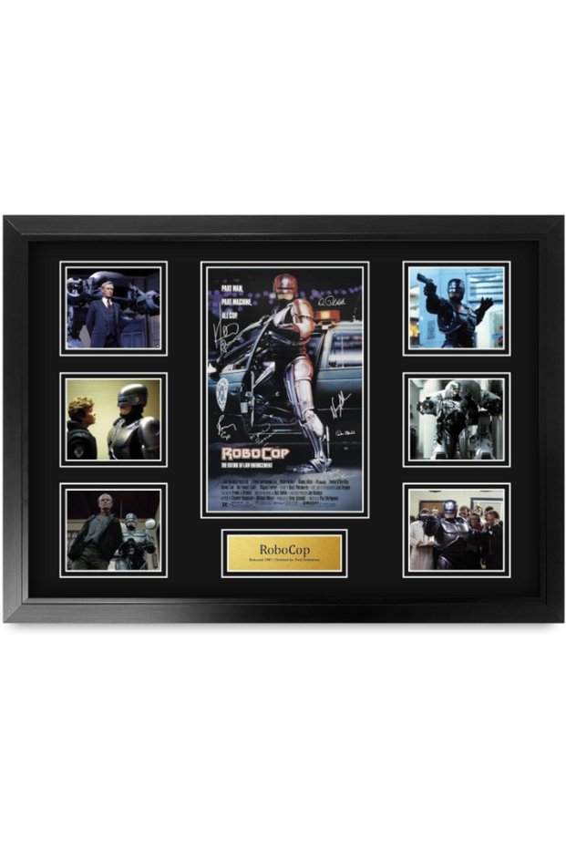 RoboCop Gifts Printed Signed Autograph Picture for Movie Memorabilia Fans - A2 Framed
