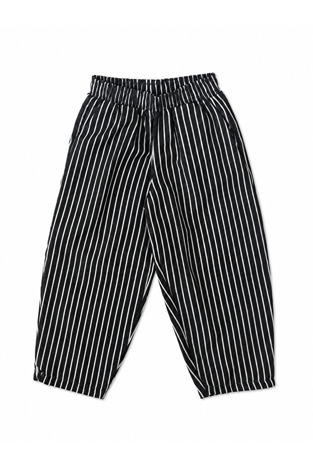 Striped 100% Cotton Woven Unisex Trousers