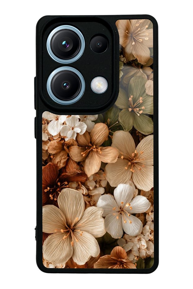 Xiaomi Redmi Note 13 Pro 4g Glossy Phone Case with Fall Bouquet Design