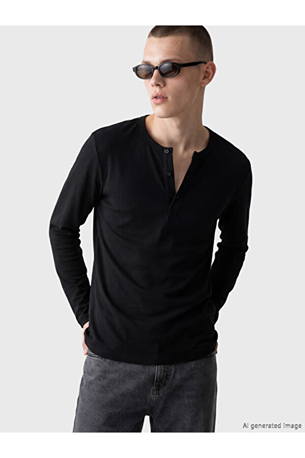 Esvab • Modern & Distinctive Zero Roba Collar Men's Sweatshirt