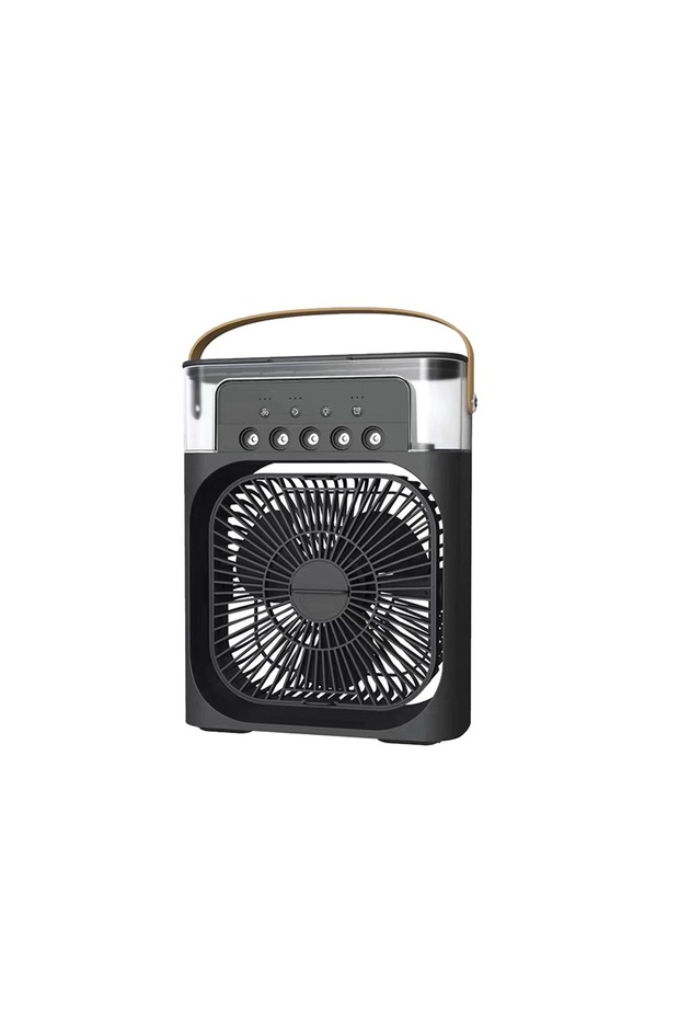 Portable Air Cooler Fan with Water Tank, 3 Speeds, Personal Fan with LED Light and Timer DX2552