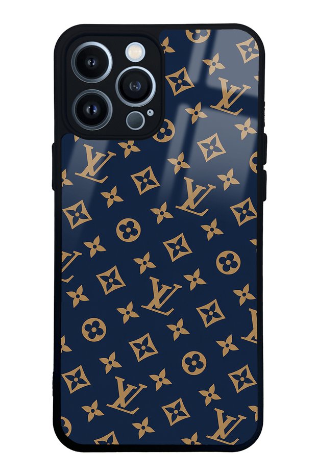 حافظة هاتف لامعة بتصميم Laci LV لهاتف iPhone 13 Pro Max