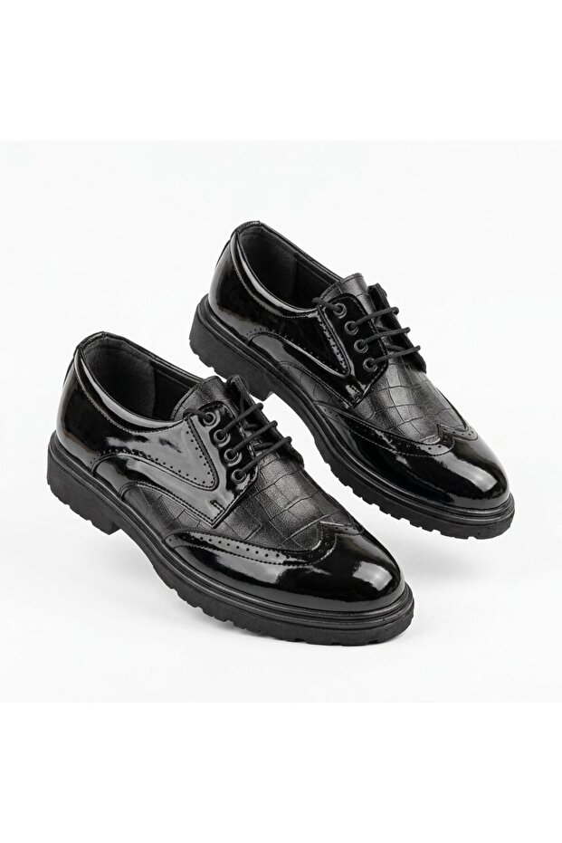 Shoes Men's Lace-Up Thick Sole Casual Shoes