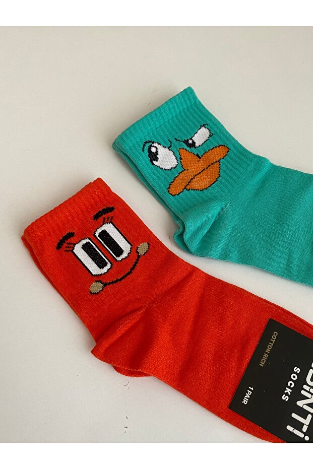طقم جوارب نشولي سوكيت مكون من قطعتين (رقم 36-39)