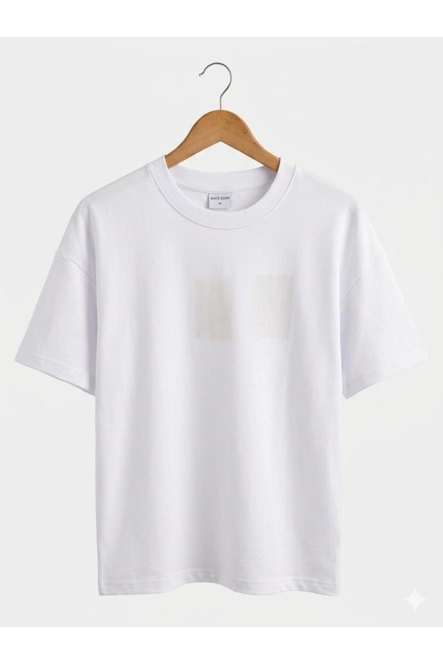 Plain Half Oversized Unisex T-Shirt