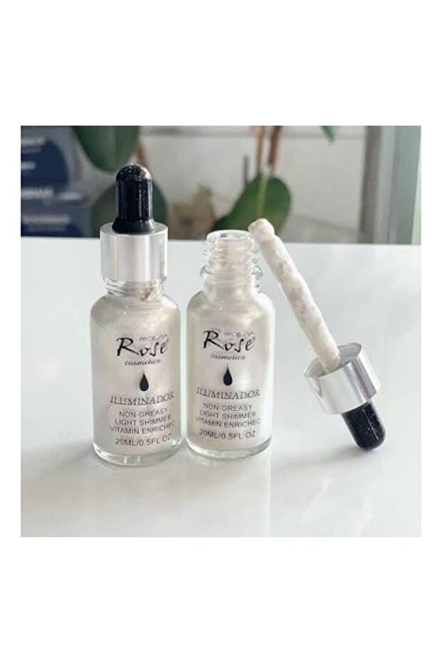 Rose Liquid Illuminator - Oil-Free Vitamin-Enriched Wet Finish Liquid Highlighter 20 ml