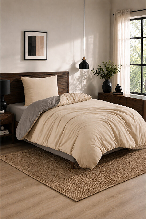 Single Combination Duvet Cover Set | Elasticized Sheet | Cotton |