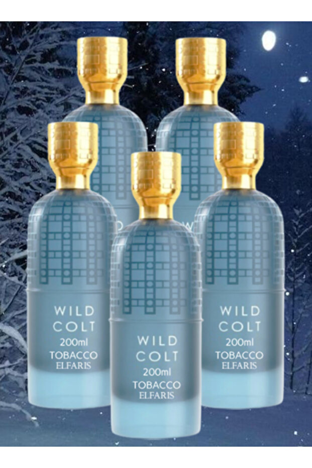 5 قطع من عطر وايلد كولت توباكو 200 مل