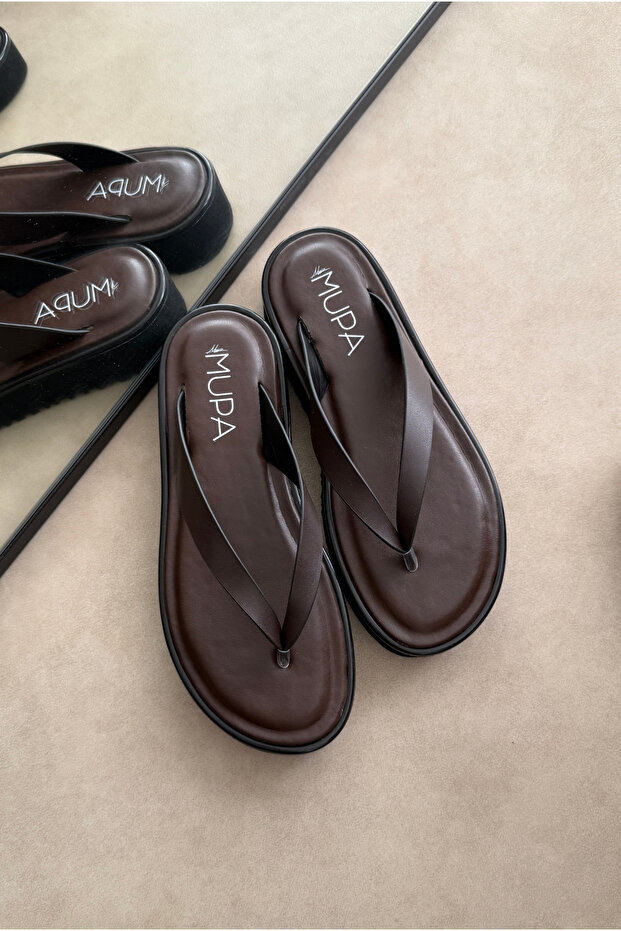 Women's Slippers Bitter Brown