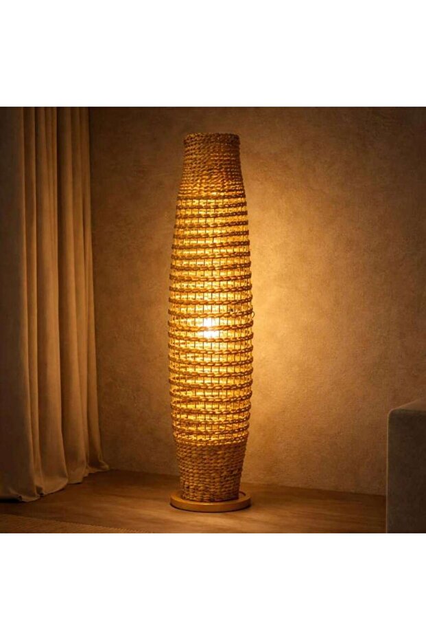 Shingo E27 Floor Lamp 28x120cm - Natural