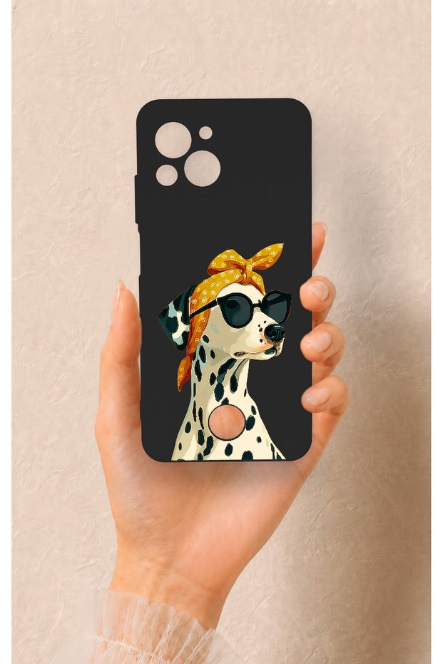 Reeder S23 Pro Max Compatible Cool Dalmatian Patterned Silicone Case