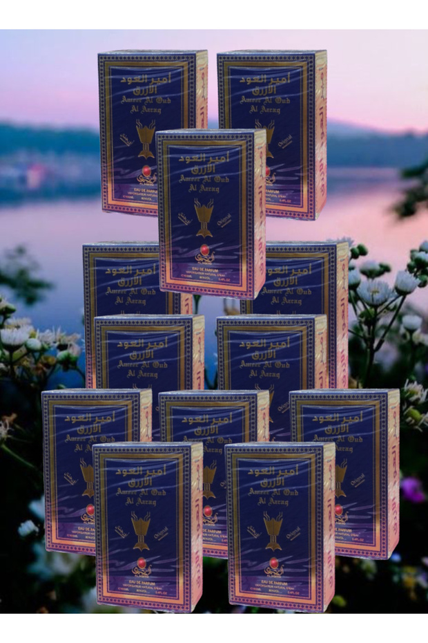 12 قطعة من عطر أمير العود الأزرق 100 مل