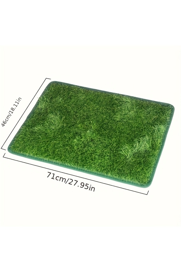 L FUKUCHONG Washable Artificial Grass Dog Potty Trainer - Small to Large Size, Durable EVA Material.
