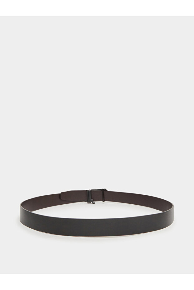 Solid Slider Buckle Belt - 4