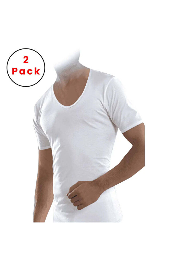 2-Pack , 100% Cotton V Neck Short Sleeve size XXL