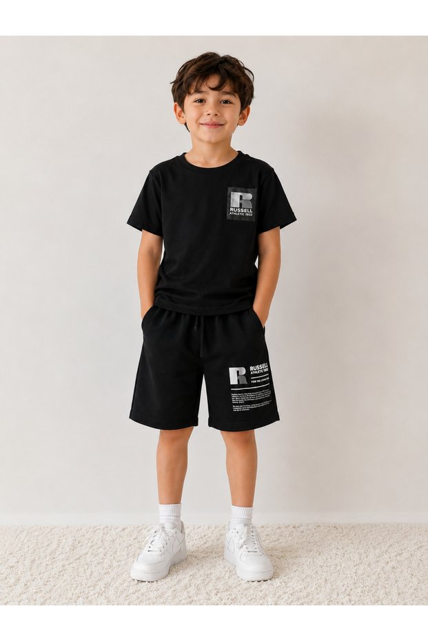 Boy's Cotton Shorts and T-Shirt Set