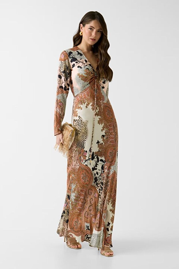 Rochie de damă maro - 1
