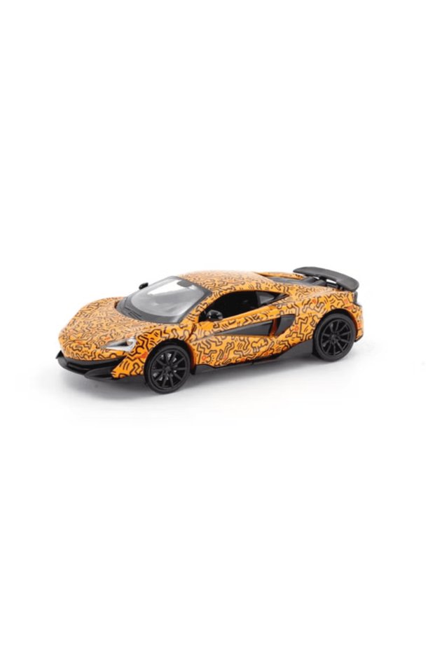 1:32 Die-Cast McLaren 600LT Keith Haring Edition Orange with Lights & Sound