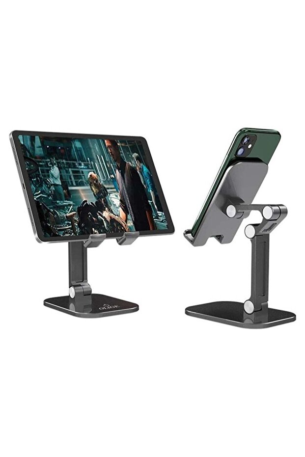 Phone Stand Adjustable Mobile Phone Holder Desktop Tablet Mount Compatible with iPhone