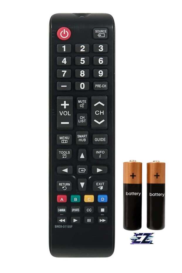 BN59-01199F Replacement Remote Control for Samsung Smart TV, Fits Many Samsung Smart TV Models (BN59-01199F) with battery
