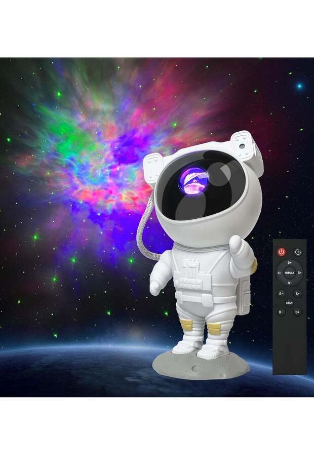 Space Buddy Projector, Astronaut Light Projector, Star Galaxy Night Lights, Nebula Galaxy with Timer and Remote