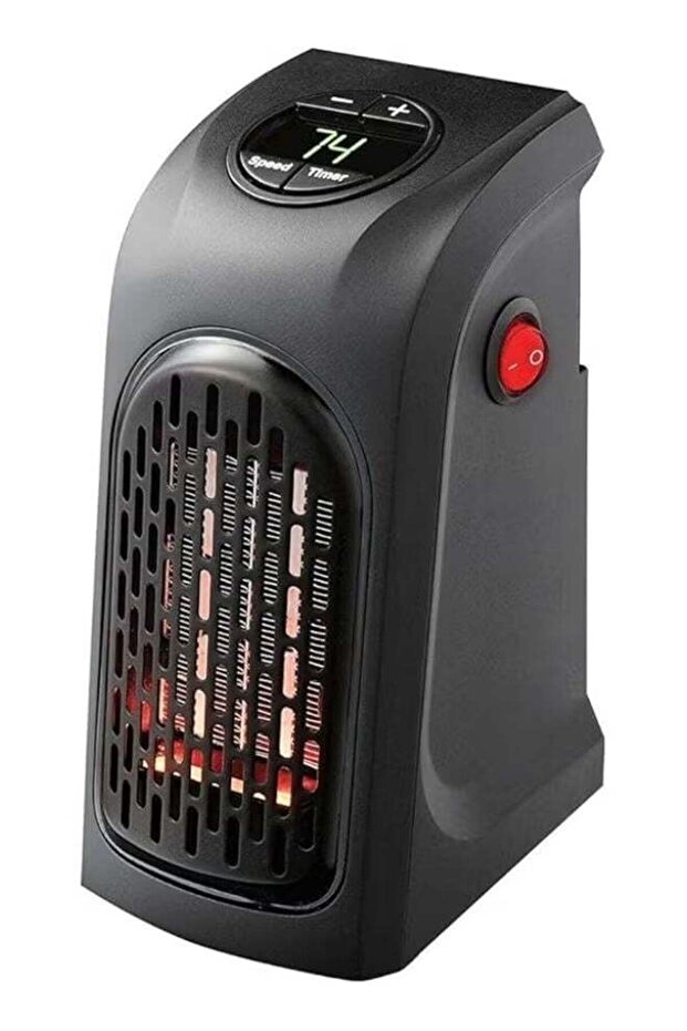 400W Electric Handy Room Heater, Portable Mini Space Heater, Fast Heating, Energy Efficient, Compact Design