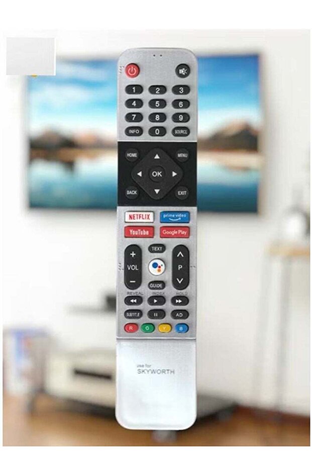 Smart TV Remote Control for Android TV with Netflix, Prime Video, YouTube, Google Play Hot Keys
