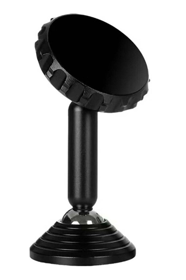 Magnetic Phone Mount for Car and Home – Strong Double Ball Instrument Panel Holder (Black)
