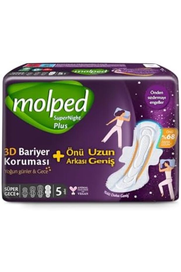 متجر إم إس إيه S.Night Önü Uzun Gece Plus Pad 5 عبوات 931845