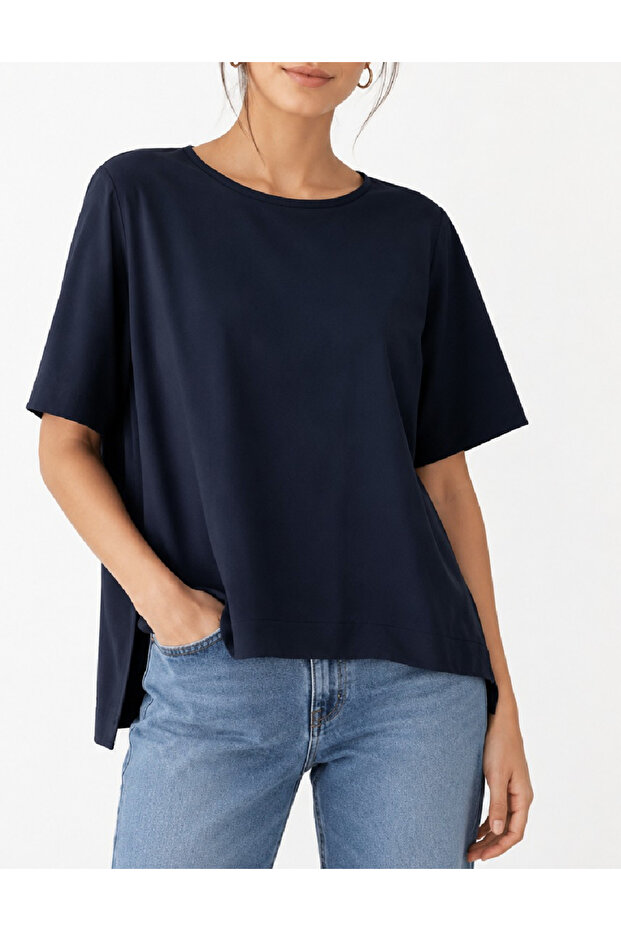Blouse, Dark navy blue