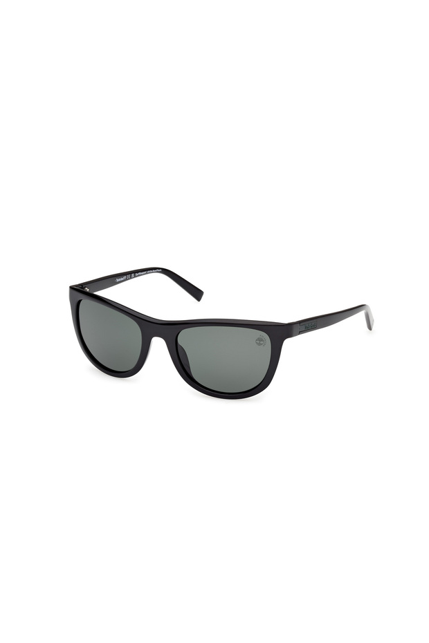 Shiny Black Polarized Injected Male Sunglasses
