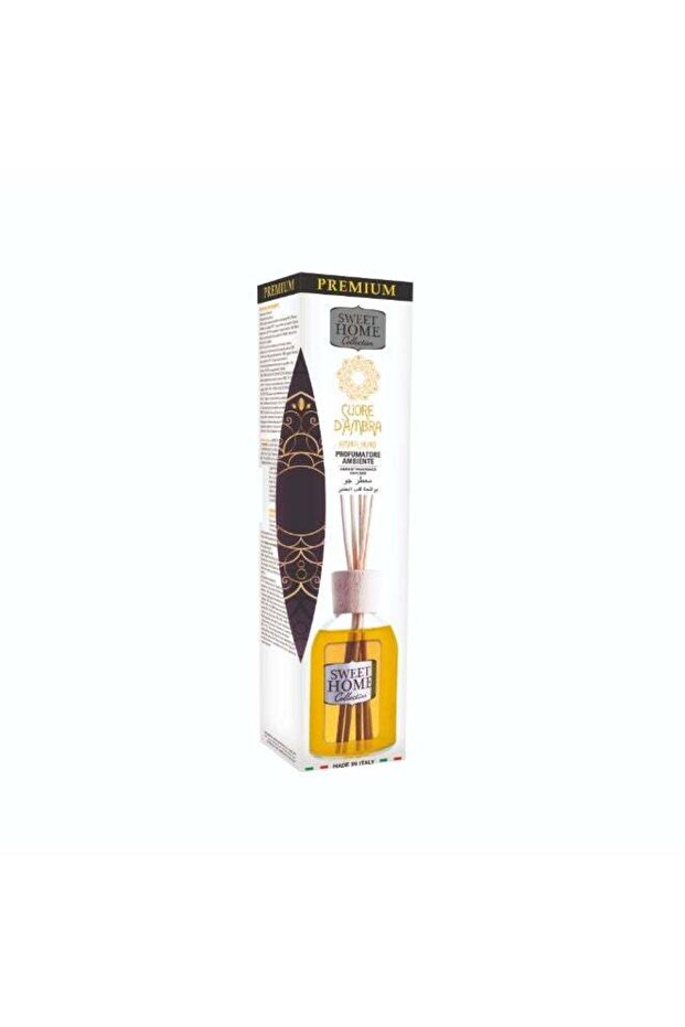 Sweet Home Fragrance Amber Heart 100ML | Warm & Elegant Reed Diffuser for a Cozy Home Atmosphere