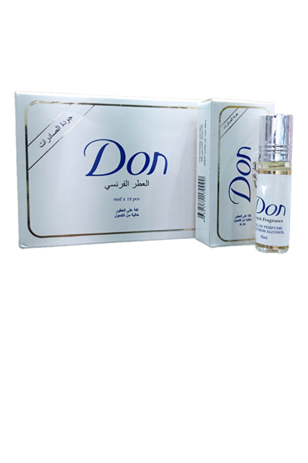 عطر دون رول اون برفيوم خالي من الكحول من مكه للعطور (درزن) 6مل × 12قطعه