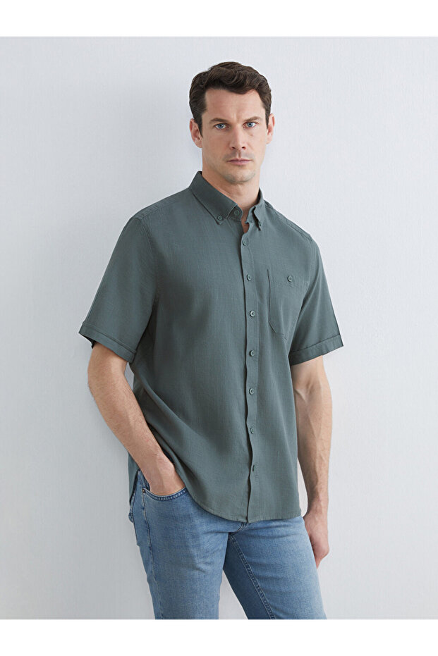 Esvab • Modern & Distinctive Standard Fit Poplin Men's Shirt