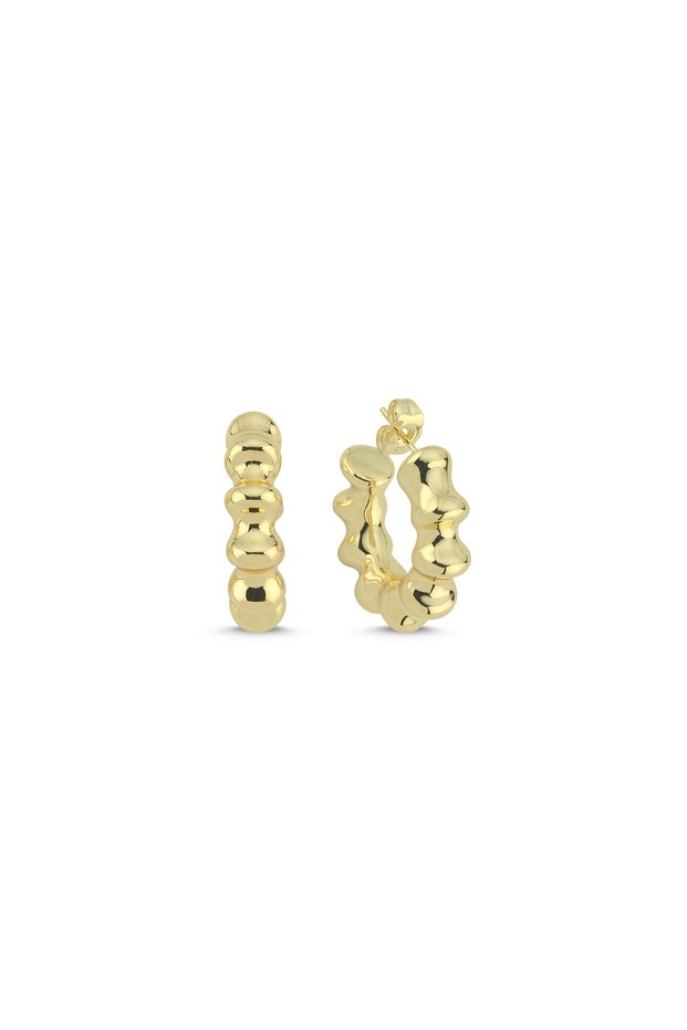 Bubble Gold Küpe
