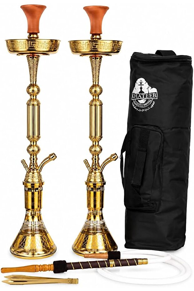 HOOKAH Luxury Gold Hookah 90cm A1251