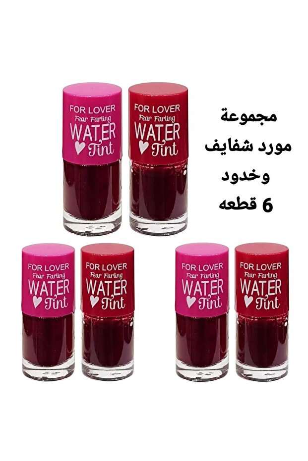 مجموعة تنت مورد شفايف وخدود 6 قطعه