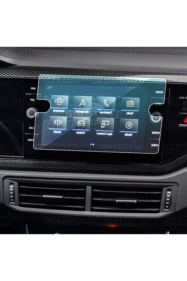 Volkswagen Taigo 8 Inch Navigation Compatible 9H Nano Screen Protector 2022-2023