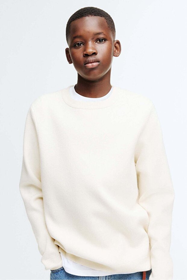 Fine-knit jumper