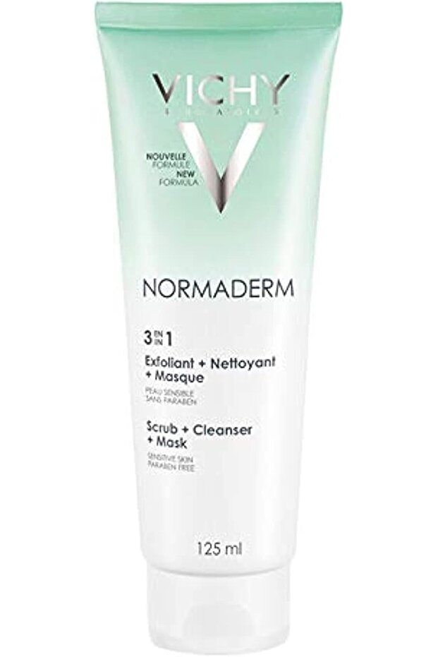 NORMADERM 3-IN1 CLEANSER,SCRUB,MASK,125ML #4067