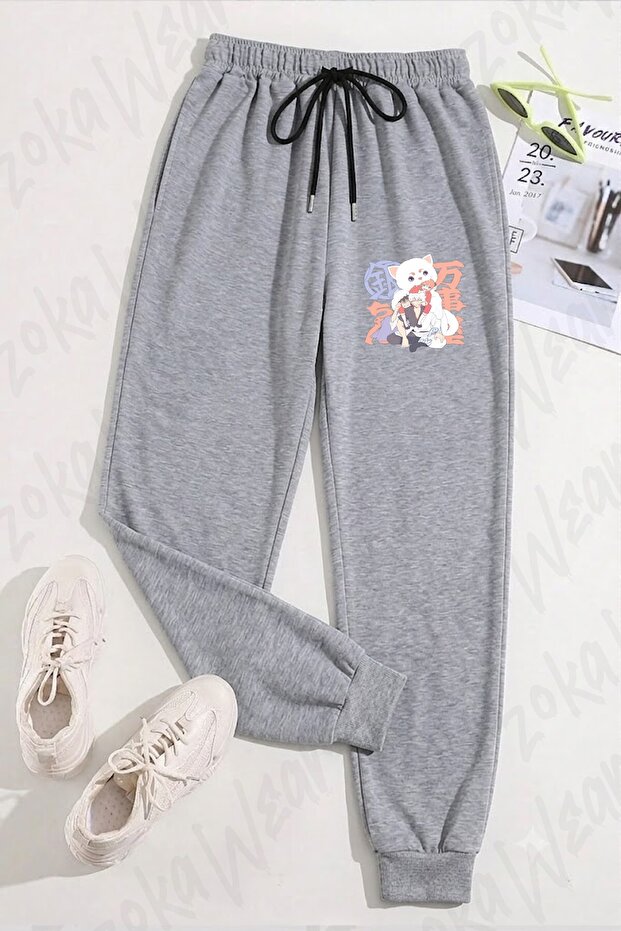 Unisex Gintama Style Cute Printed Sweatpants