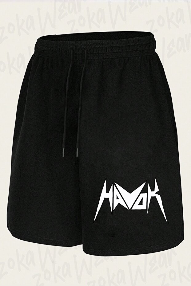 Unisex Havok Design Printed Shorts