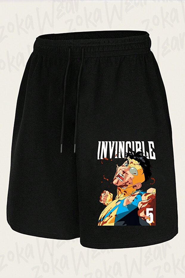 شورت مطبوع بتصميم Invincible v11 للجنسين