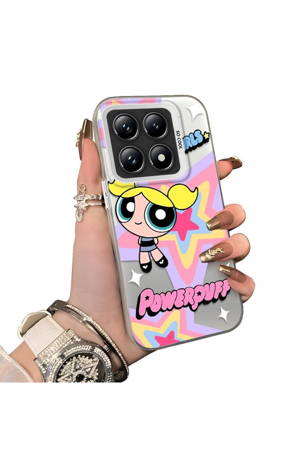 Mi 14t Pro 5g Compatible Silicone Edge Hard Back Case Couple Phone Case Cartoon Patterned