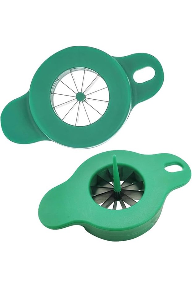 2 Pcs Green Onion Shredder,Stainless Steel Green Onion Knife with 12 Blade Design, Slicer Tool Seasoning Spice Choppers